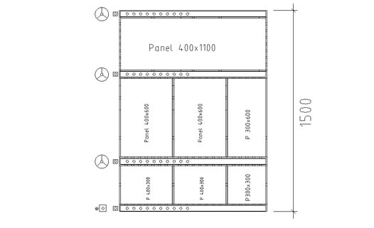 Aluminum Panel Column System