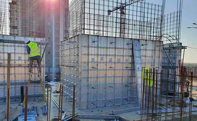 Tie Rod Type Aluminum Panel Formwork System solution