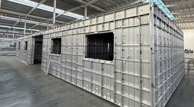 Aluminum-Panel-Formwork-Preassembly-Brazil-Project