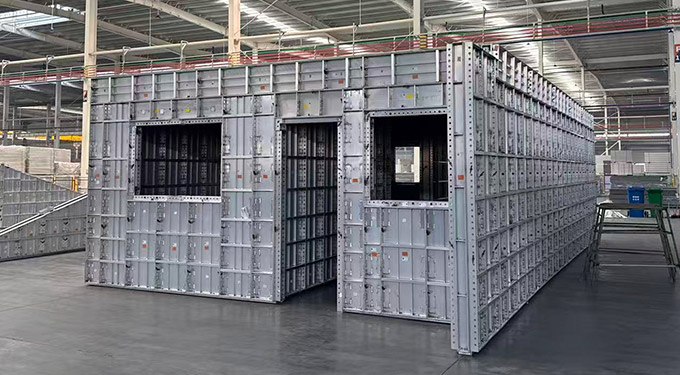 Aluminum-Panel-Formwork-Preassembly-Brazil-Project