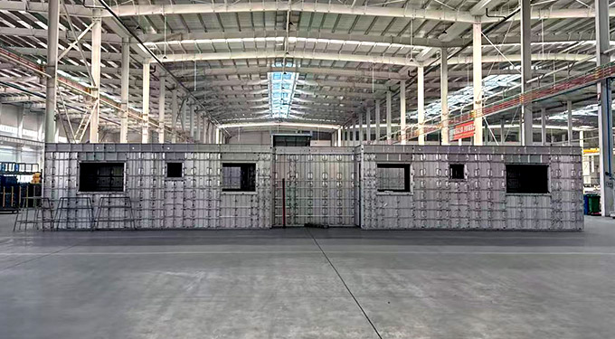 Aluminum-Panel-Formwork-Preassembly-Brazil-Project