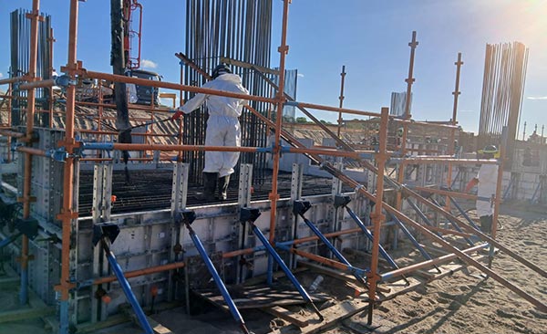 Foundation-and-Column-Formwork-in-Mozambique-Project
